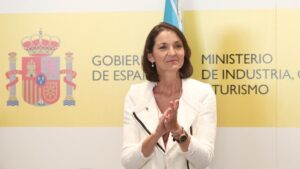 La ministra de Industria, Comercio y Turismo, Reyes Maroto.