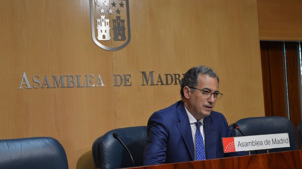 Enrique Ossorio, portavoz del PP en la Asamblea de Madrid