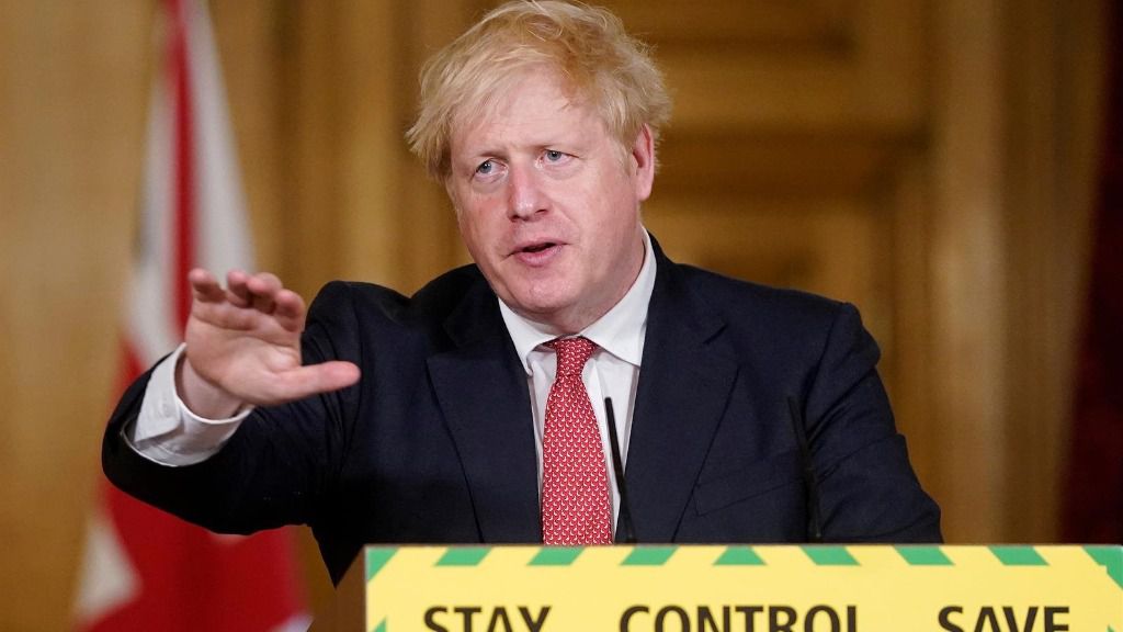 Conferencia de Boris Johnson sobre coronavirus