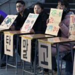Protestas contra el cambio climático en Corea del Sur