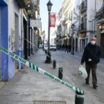 Una calle de Santa Fe (Granada) afectada por los terremotos