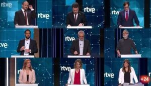 Debate de RTVE para las elecciones del 14 de febrero