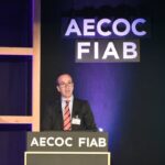 El director general de FIAB, Mauricio García de Quevedo, durante las jornadas de AECOC y Fiab. - AECOC - Archivo