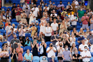 Espectadores presenciando un partido del Abierto de Australia 2021 - AAPIMAGE / DPA