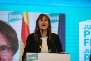 La presidenta de Junts, Laura Borràs