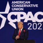 El expresidente estadounidense Donald Trump en la Conferencia de Acción Política Conservadora (CPAC) - JOE RAEDLE