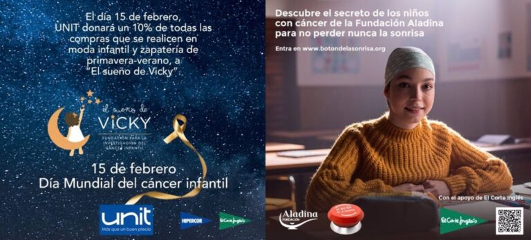 El Corte Inglés lanza dos acciones destinadas a ayudar a los más pequeños en el Día Mundial contra el Cáncer Infantil, que se celebra cada 15 de febrero - EL CORTE INGLÉS