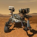 Ilustración del rover Perseverance operando en la superficie de Marte. / NASA/JPL-Caltech