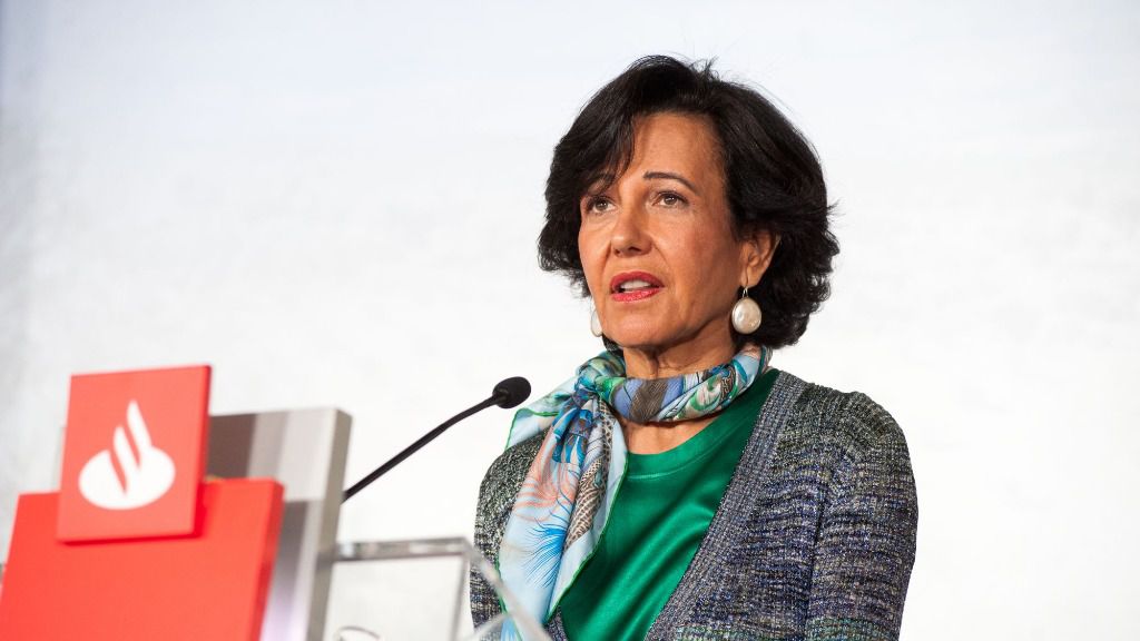 La presidenta de Banco Santander, Ana Botín