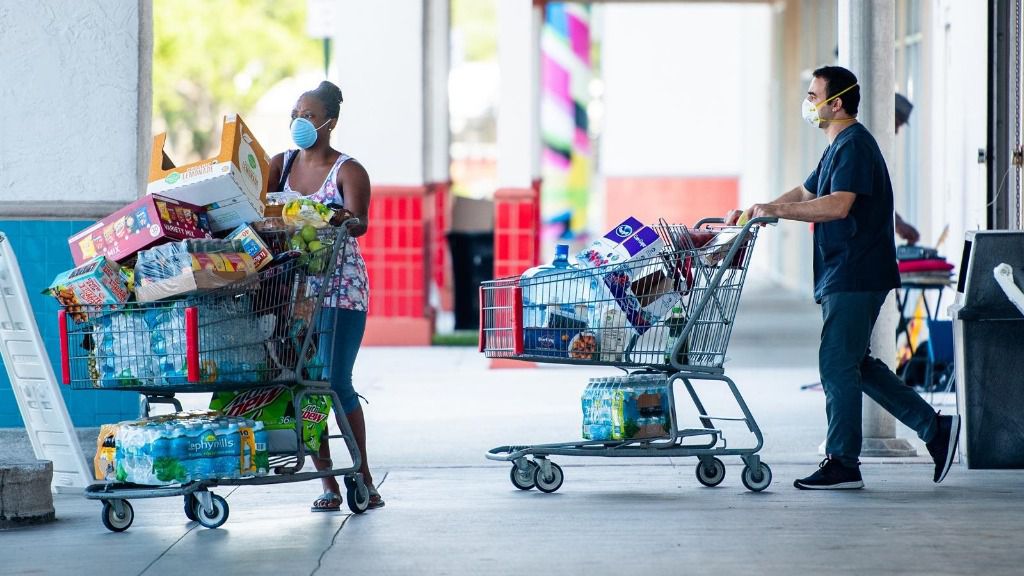 Imagen de Los Ángeles durante la pandemia de coronavirus