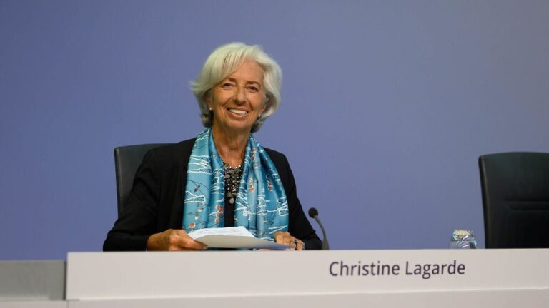 La presidenta del BCE, Christine Lagarde