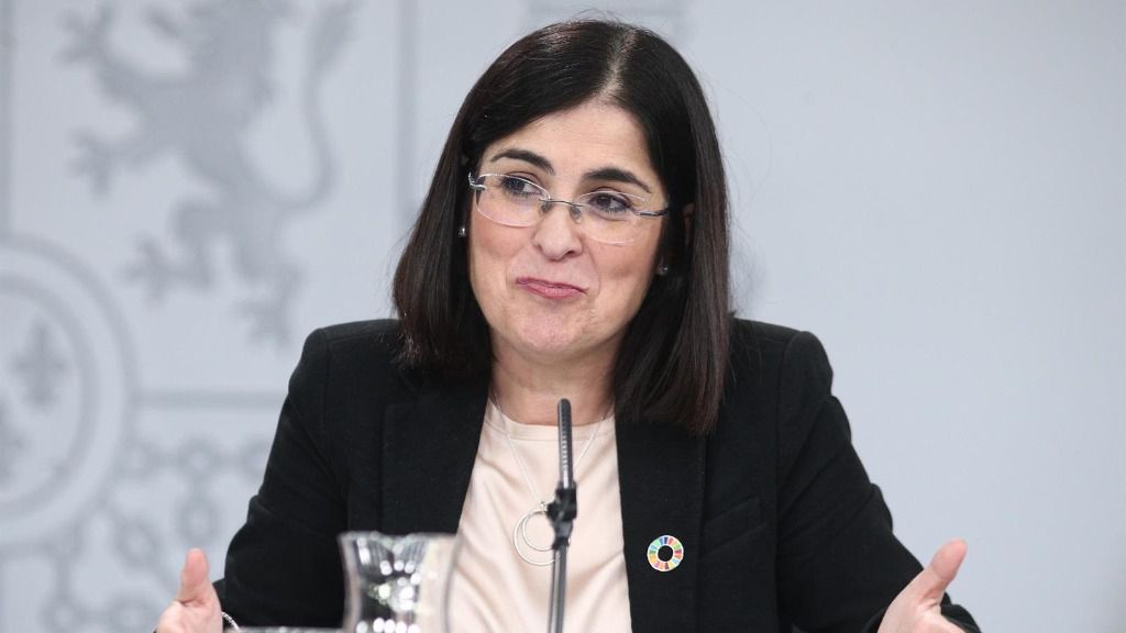 La ministra de Sanidad, Carolina Darias