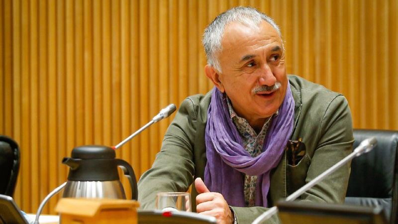 El secretario general de la Unión General de Trabajadores, Pepe Álvarez Suárez, ha comparecido ante la Comisión para la Reconstrucción Social y Económica.