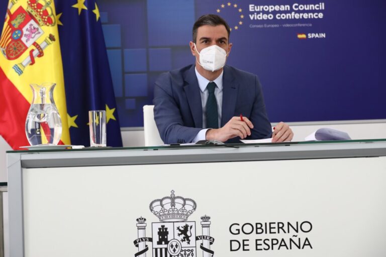 El presidente del Gobierno, Pedro Sánchez