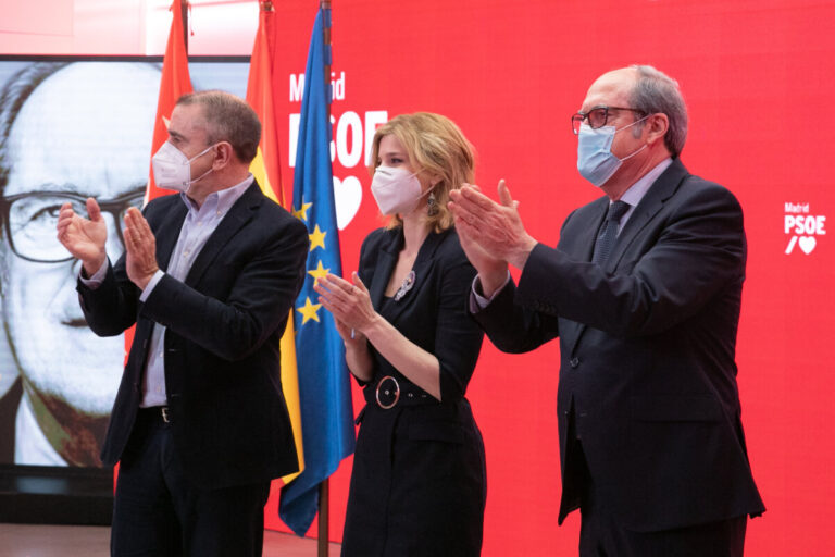 José Manuel Franco, Ángel Gabilondo y Hana Jalloul