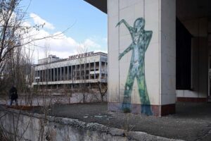 Un mural en Prípiat, cerca de Chernóbil - VOLODYMYR TARASOV / ZUMA PRESS / CONTACTOPHOTO