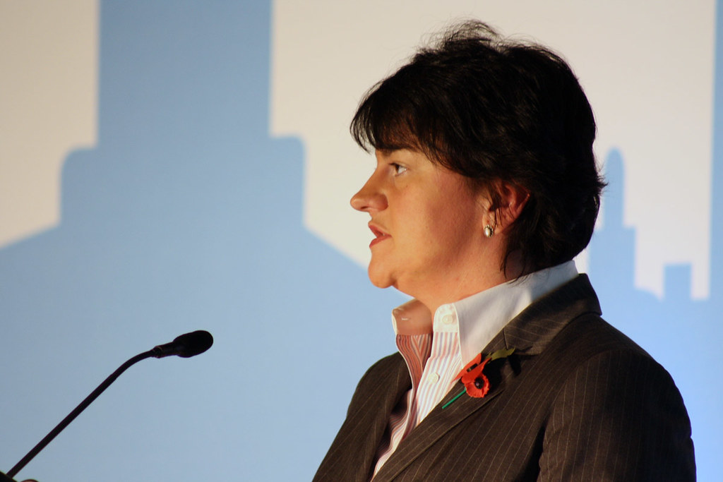 La ministra principal de Irlanda del Norte, Arlene Foster