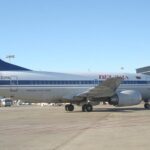 Imagen de archivo de un avión de Belavia Belarusian Airlines - AENA