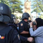 Intervención policial contra disturbios en Ceuta - EUROPA PRESS