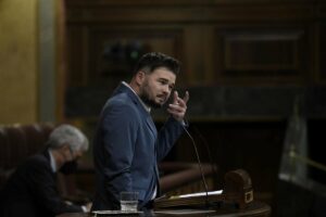 El portavoz del grupo parlamentario de ERC, Gabriel Rufián / Foto: O. Cañas - Europa Press