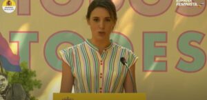 Archivo - La ministra de Igualdad, Irene Montero, en el acto por el Orgullo LGTBI 2021 - MINISTERIO DE IGUALDAD/YOUTUBE - Archivo