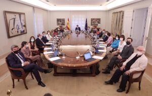 Foto de todos los ministros en sala histórica del Consejo. - Eduardo Parra - Europa Press