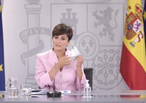 La ministra Portavoz y ministra de Política Territorial, Isabel Rodríguez