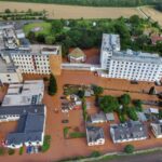 Vista aérea de una zona de Renania del Norte-Westfalia afectada por las inundaciones - Sebastian Schmitt/dpa