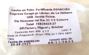 Leche en polvo