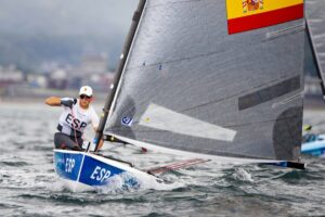 El regatista español Joan Cardona en los Juegos Olímpicos de Tokio - SAILINGSHOTS/RFEV