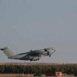 El avión A400M de las fuerzas armadas españolas, despega de Dubái a Kabul para evacuar a los españoles y colaboradores en Afganistán