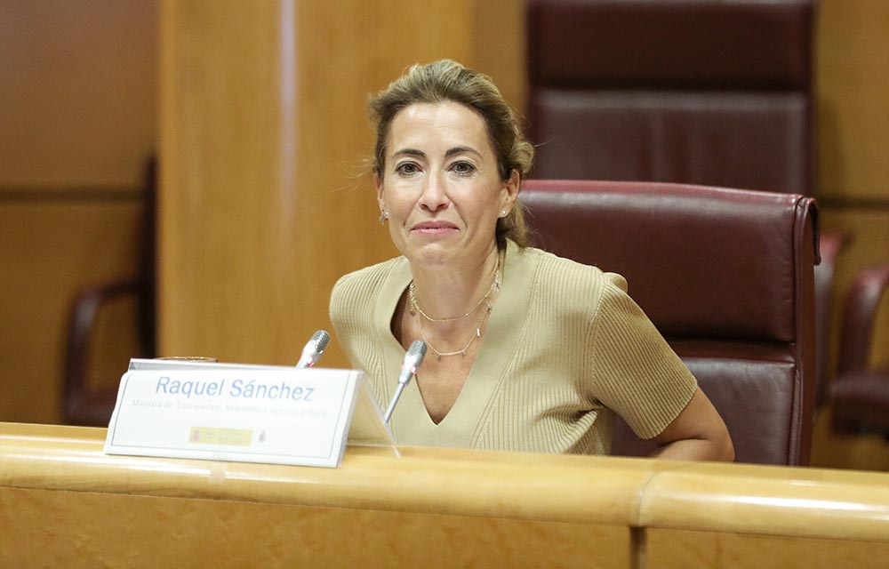 La ministra de Transportes, Movilidad y Agenda Urbana, Raquel Sánchez. - Marta Fernández Jara - Europa Press