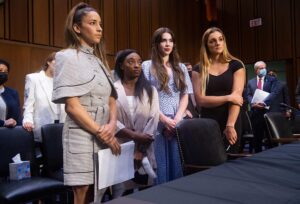 Aly Raisman, Simone Biles, McKayla Maroney y Maggie Nichols. - SAUL LOEB - POOL VIA CNP / ZUMA PRESS / CONTACTO