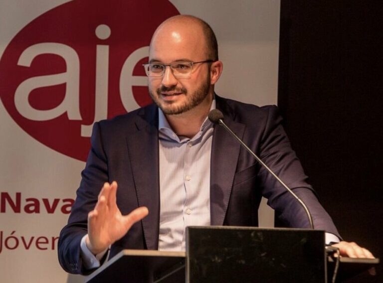 El Presidente de la Confederación Española de Jóvenes Empresarios, Fermín Albaladejo. - Ceaje