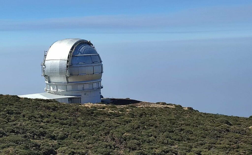 El observatorio del Roque de los Muchachos, en La Palma (Canarias). / Pedro José Vidal Moreno-UAH