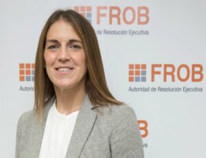 La presidenta del FROB, Paula Conthe