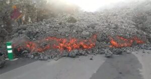 Colada volcán de La Palma