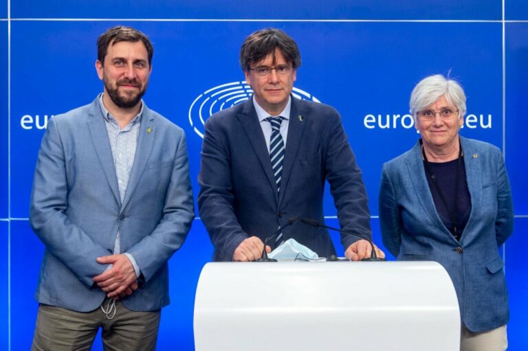 Parlamento Europeo.- La Justicia europea confirma la retirada de la inmunidad de Puigdemont, Comín y Ponsatí - Jan Van De Vel/European Parliame / DPA