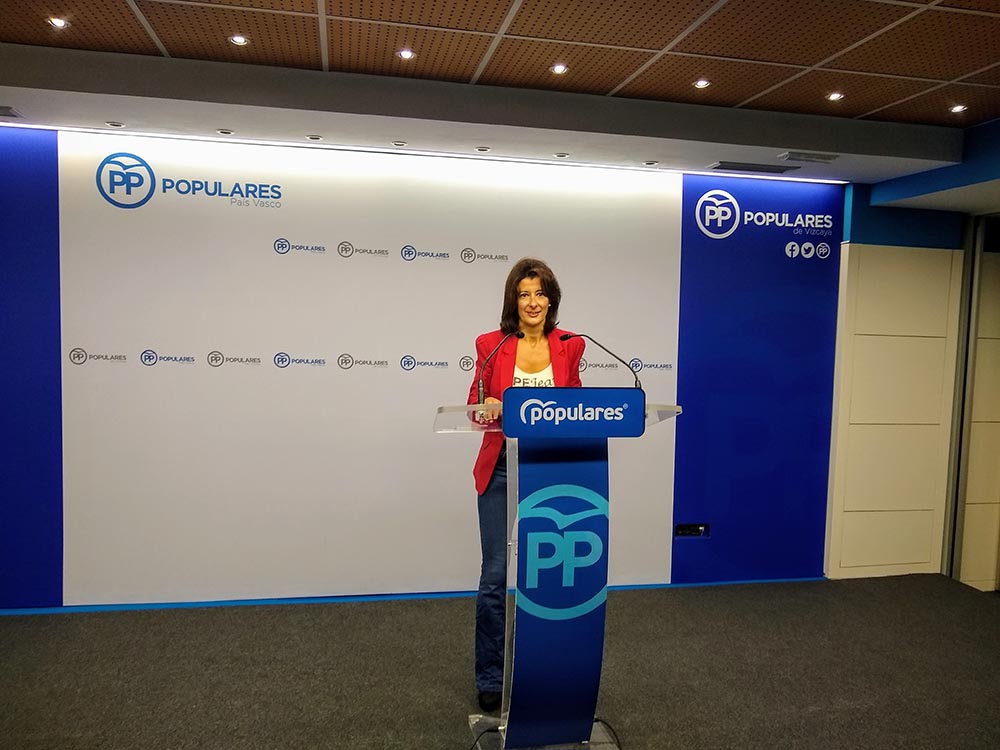 Laura Garrido, del PP vasco - Europa Press