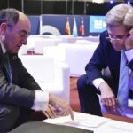 Ignacio Galán, presidente de Iberdrola, junto a John Kerry - Iberdrola