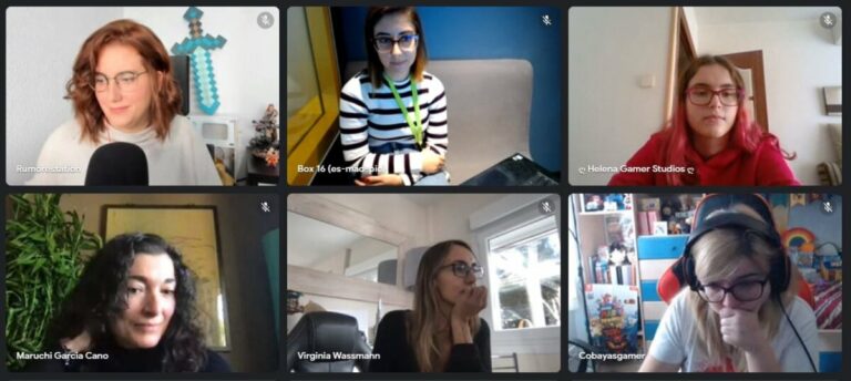 Captura del coloquio 'YouTube Gaming Mujeres', que ha organizado esta plataforma y en la que han participado CobayasGamer, Rumorest y HelenaGamerStudios. - EUROPA PRESS