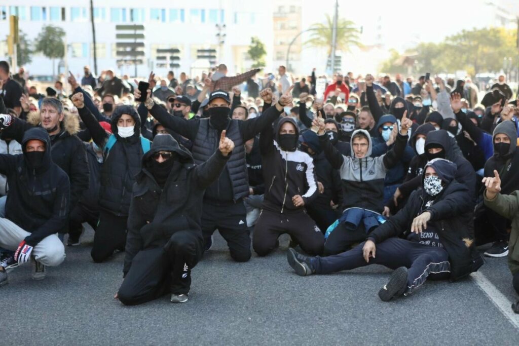 Movilización tercera jornada huelga del metal en Cádiz. - NACHO FRADE/EUROPA PRESS