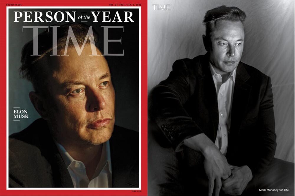 Portada de la Revista Time con Elon Musk