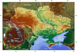 Mapa de Ucrania./ Wikimedia