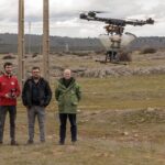 Iberdrola presenta en Muelas del Pan su dron para repoblar "en tiempo récord". - FRANCISCO J. DE LAS HERAS/IBERDROLA