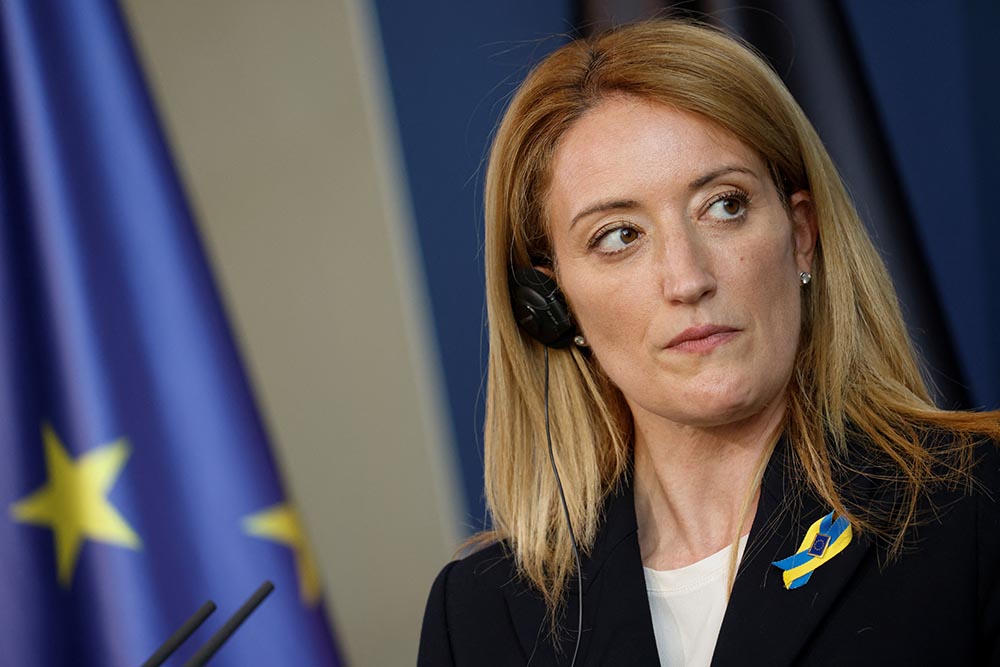 La presidenta del Parlamento Europeo, Roberta Metsola / Foto: Michele Tantussi/Reuters/Pool/dpa