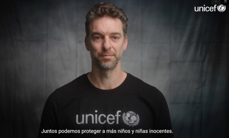 Pau Gasol en un vídeo de UNICEF para ayudar a los niños de Ucrania. - UNICEF