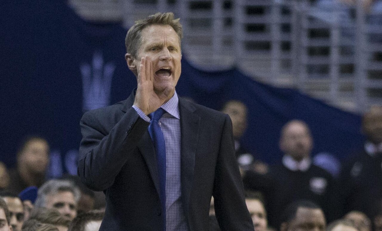 El entrenador de Golden State Warriors, Steve Kerr