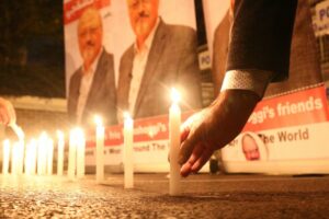 Acto de homenaje a Yamal Jashogi en Estambul - DEPO PHOTOS / ZUMA PRESS / CONTACTOPHOTO