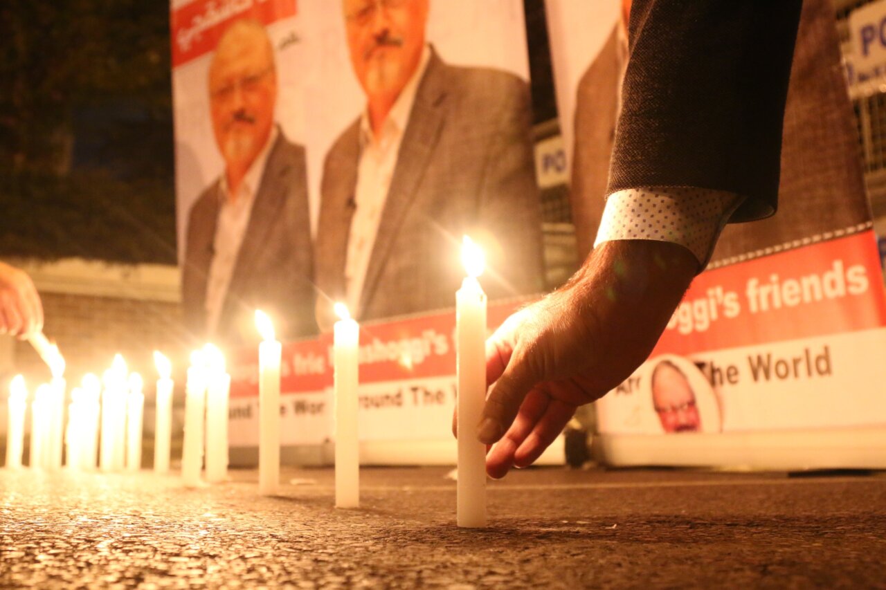 Acto de homenaje a Yamal Jashogi en Estambul - DEPO PHOTOS / ZUMA PRESS / CONTACTOPHOTO